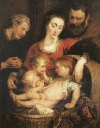 Peter Paul Rubens, The Sacred Family with Holy Isabel